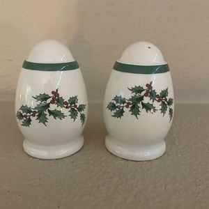 Spode Christmas Tree salt and pepper shakers
